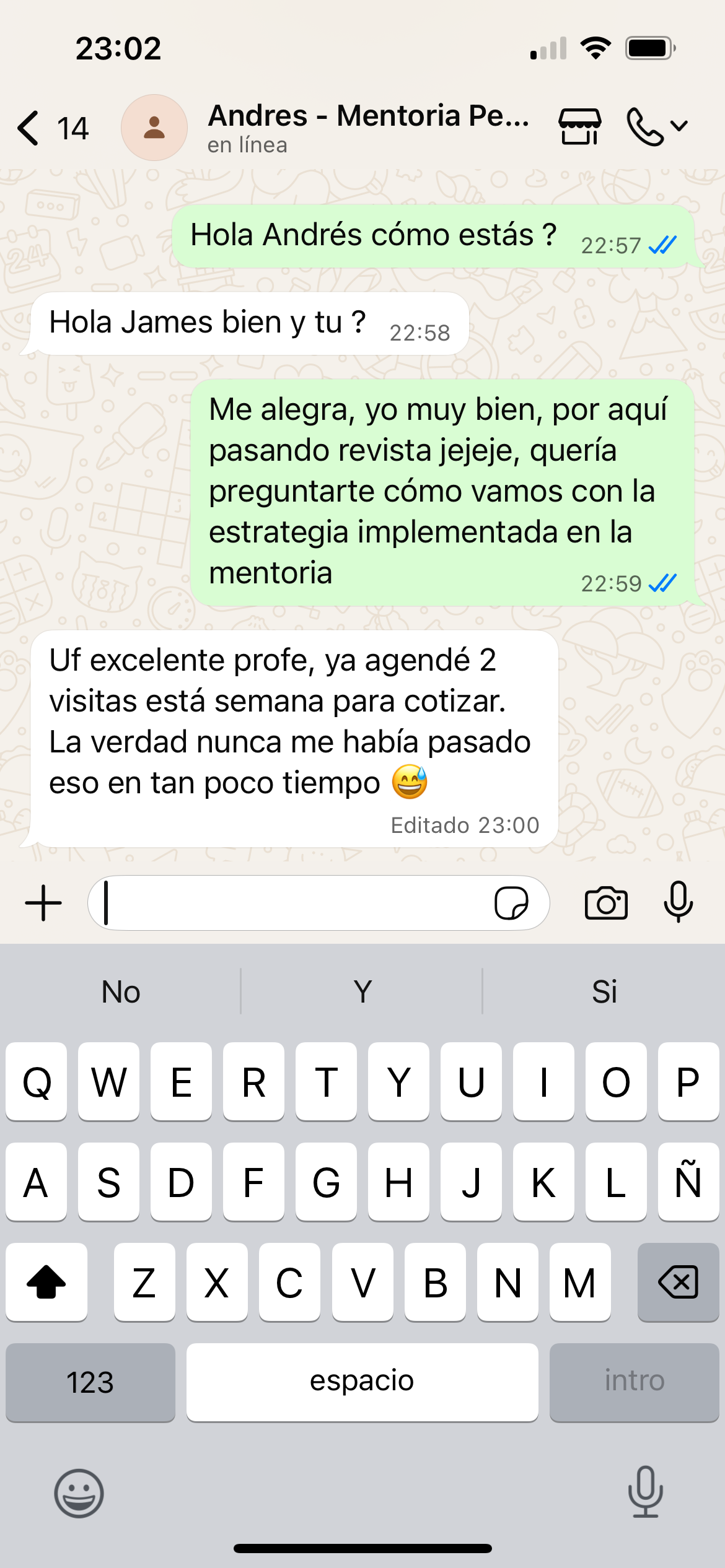 Testimonio WhatsApp 4