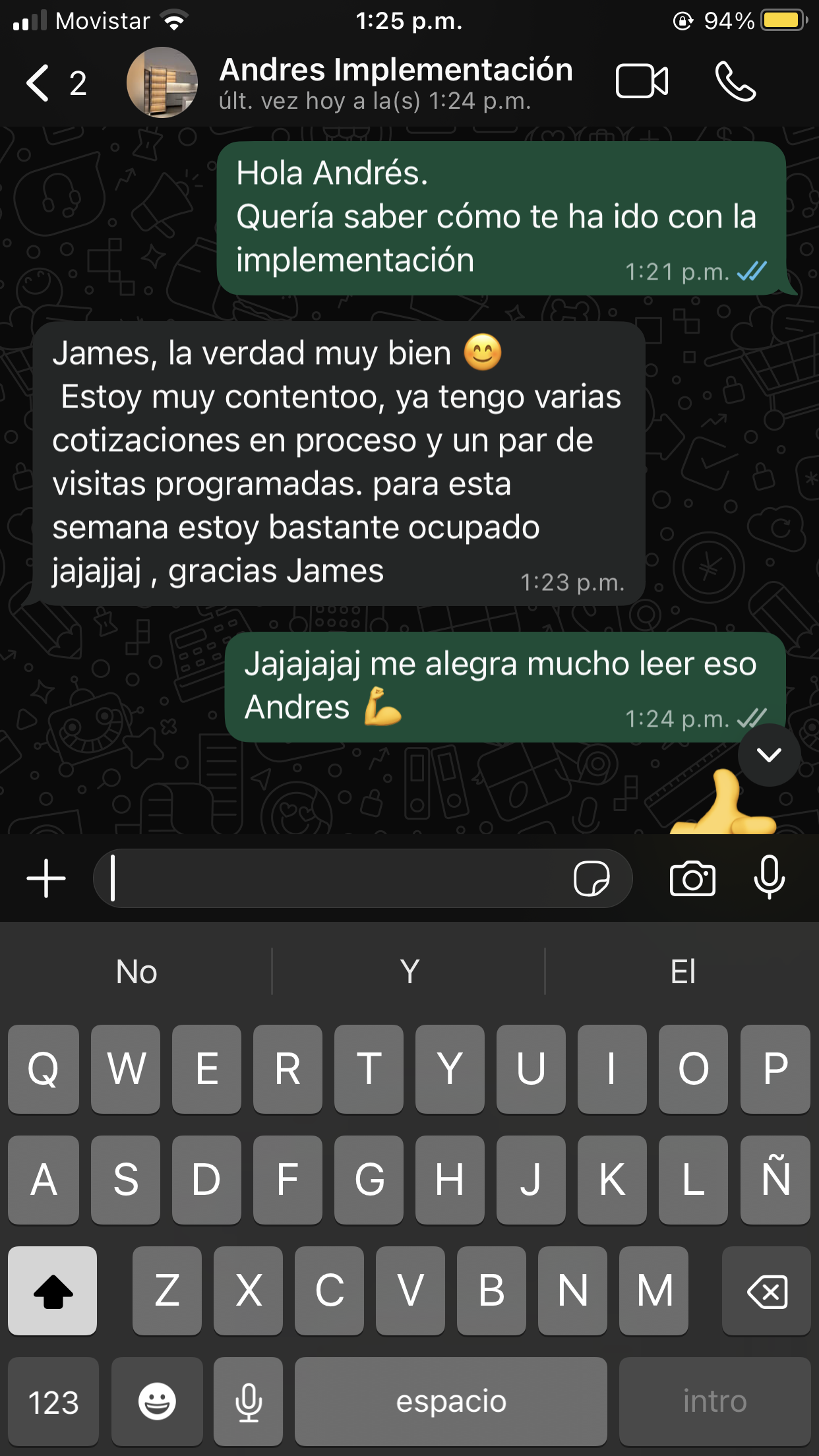 Testimonio WhatsApp 3