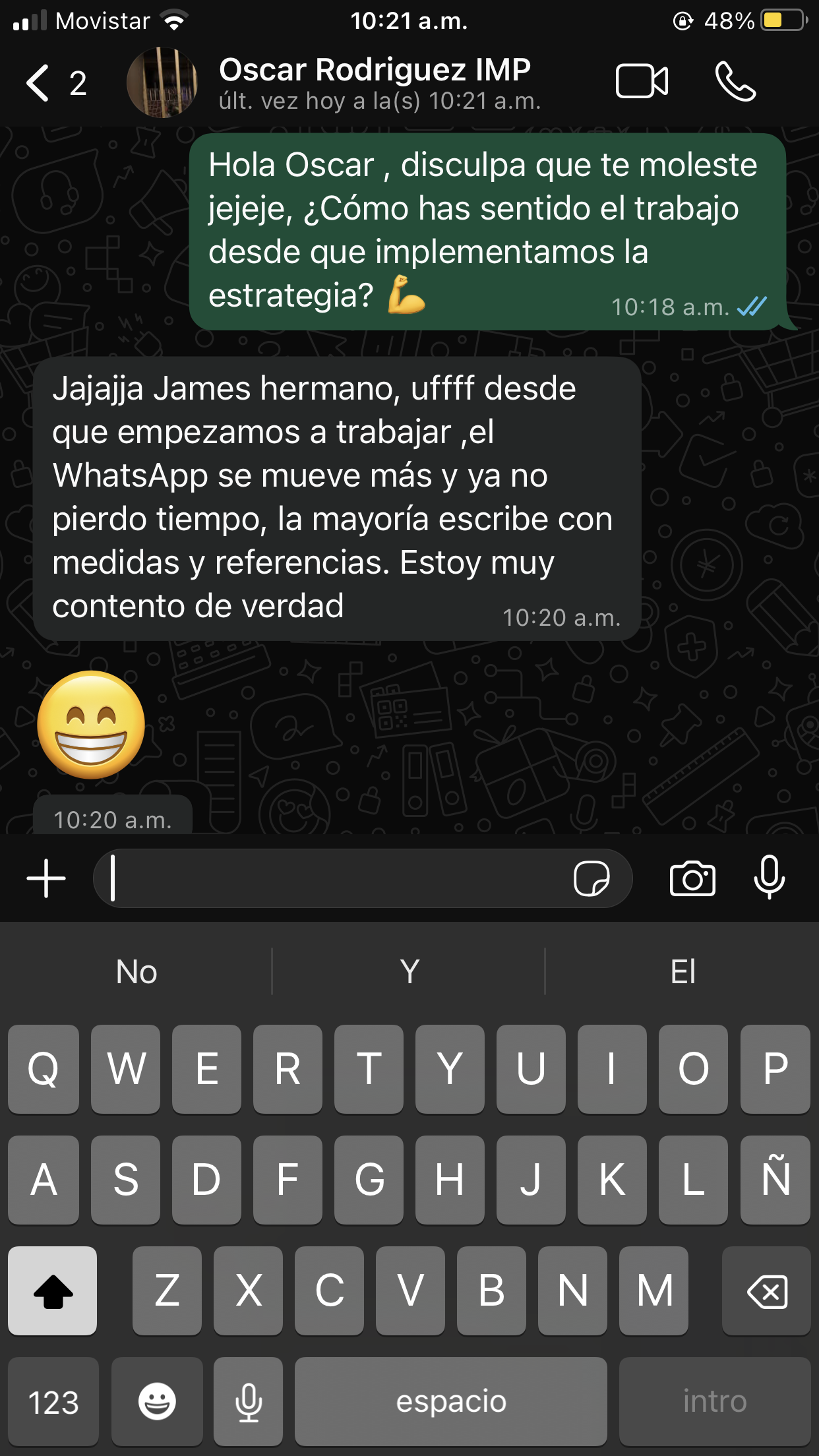 Testimonio WhatsApp 3